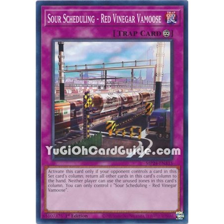 Sour Scheduling - Red Vinegar Vamoose (Common)