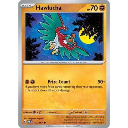 Hawlucha (Common/Reverse Holofoil) – SV6 Twilight Mascarade | Carta POKEMON en México