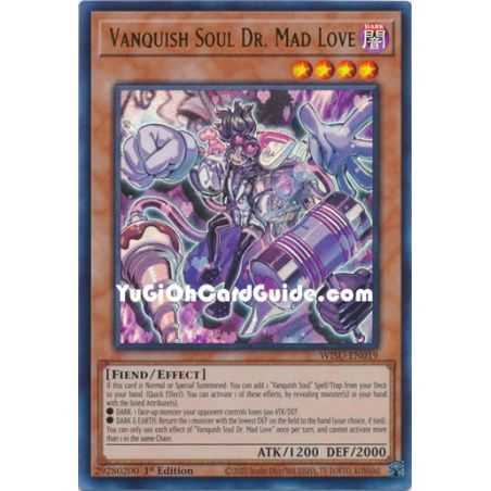 Vanquish Soul Dr. Mad Love (Collector Rare) – Wild Survivors | Carta YUGIOH en México