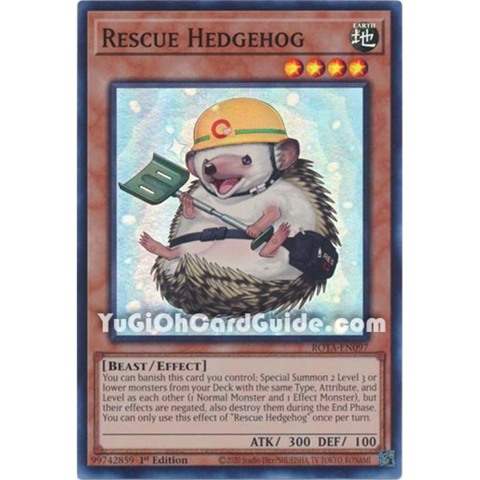Rescue Hedgehog (Super Rare)