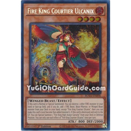 Fire King Courtier Ulcanix (Secret Rare)