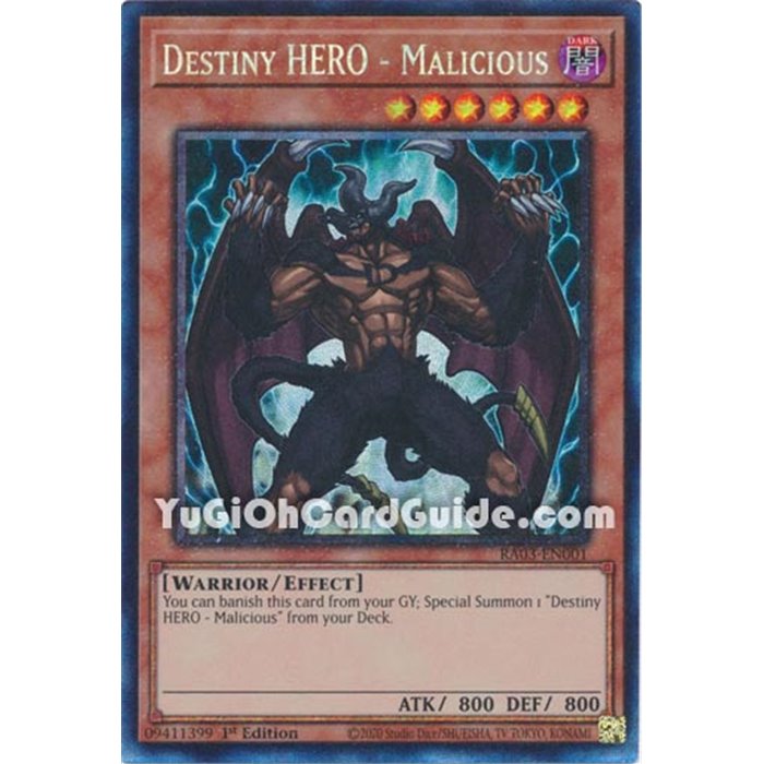 Destiny Hero - Maliscious (Super Rare)