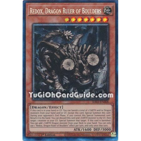 Redox, Dragon Ruler of Boulders (Super Rare)