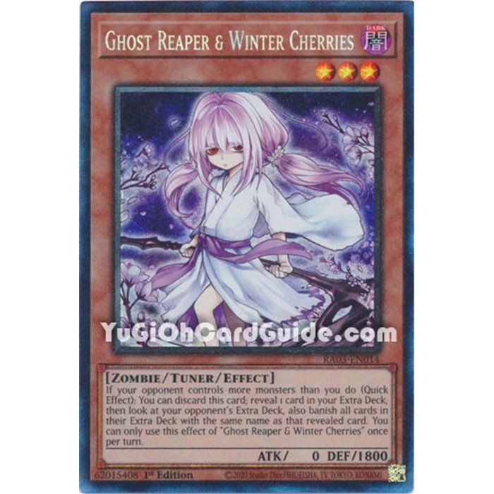 Ghost Reaper & Winter Cherries (Alternate Art) (Ultra Rare)