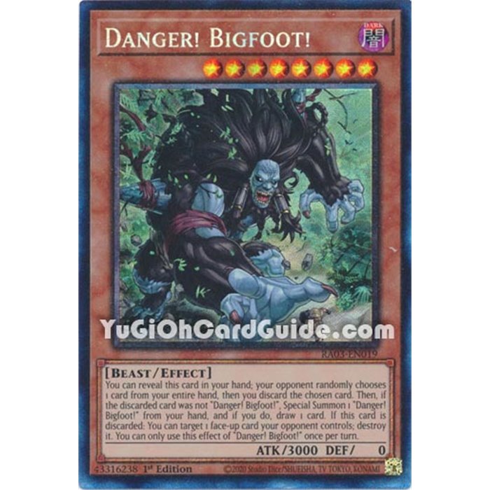 Danger! Bigfoot! (Quarter Century Secret Rare)