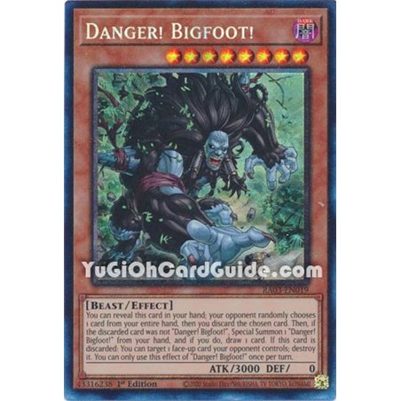 Danger! Bigfoot! (Quarter Century Secret Rare)