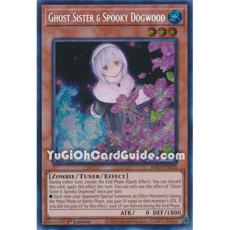 Ghost Sister & Spooky Dogwood (Alternate Art) (Prismatic Ultimate Rare)