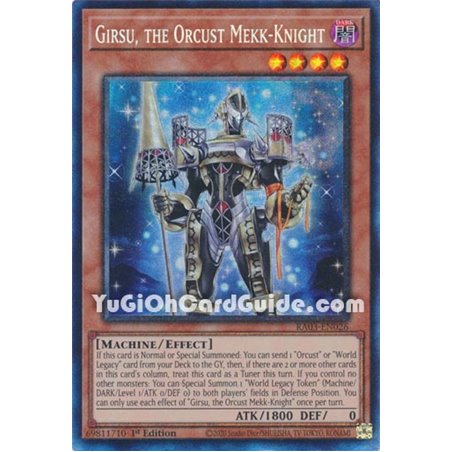 Girsu, the Orcust Mekk-Knight (Ultra Rare)