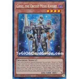 Girsu, the Orcust Mekk-Knight (Prismatic Collector Rare)