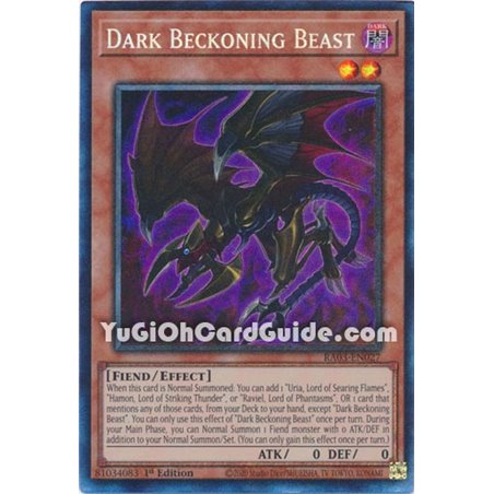 Dark Beckoning Beast (Prismatic Ultimate Rare)