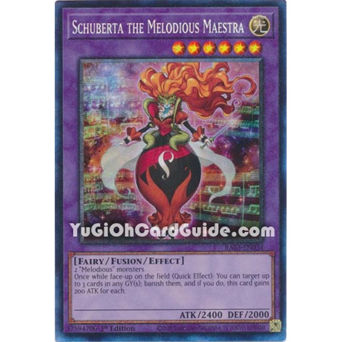 Schuberta the Melodious Maestra (Prismatic Ultimate Rare)