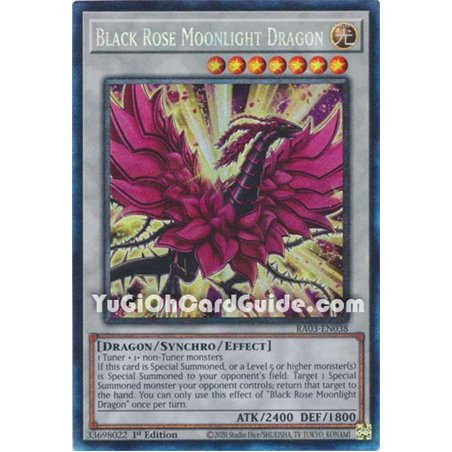 Black Rose Moonlight Dragon (Super Rare)