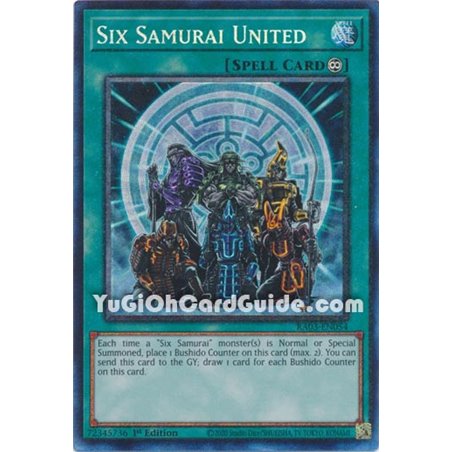 Six Samurai United (Quarter Century Secret Rare)