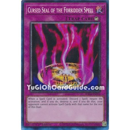 Cursed Seal of the Forbidden Spell (Quarter Century Secret Rare)