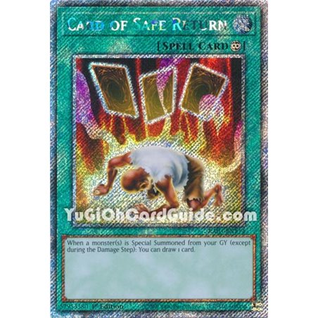 Card of Safe Return (Platinum Secret Rare)