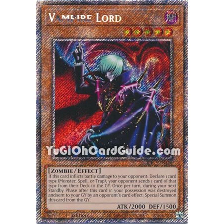 Vampire Lord (Platinum Secret Rare)