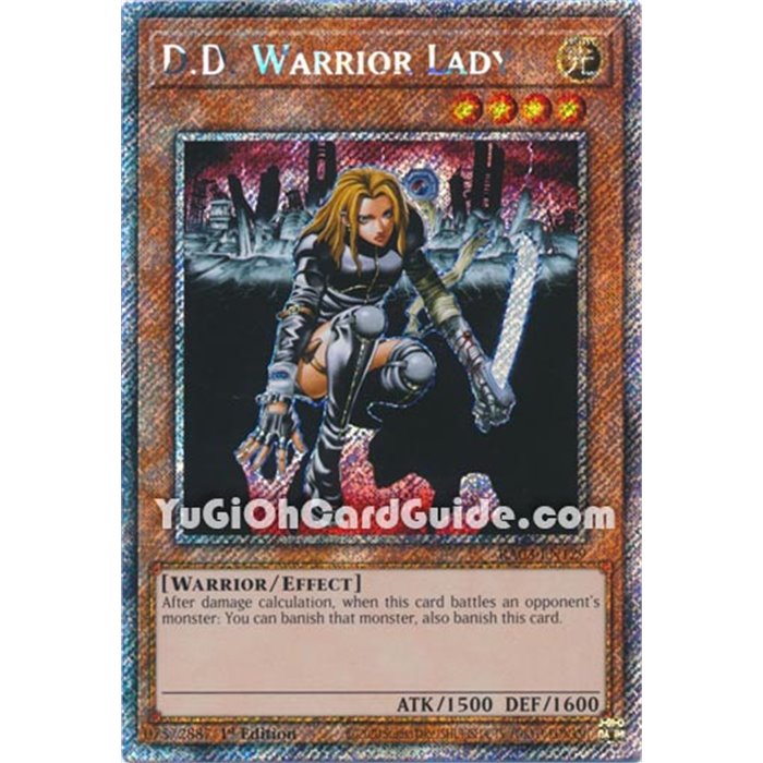 D.D. Warrior Lady (Quarter Century Secret Rare)