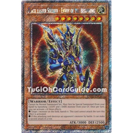 Black Luster Soldier - Envoy of the Beginning (Platinum Secret Rare)