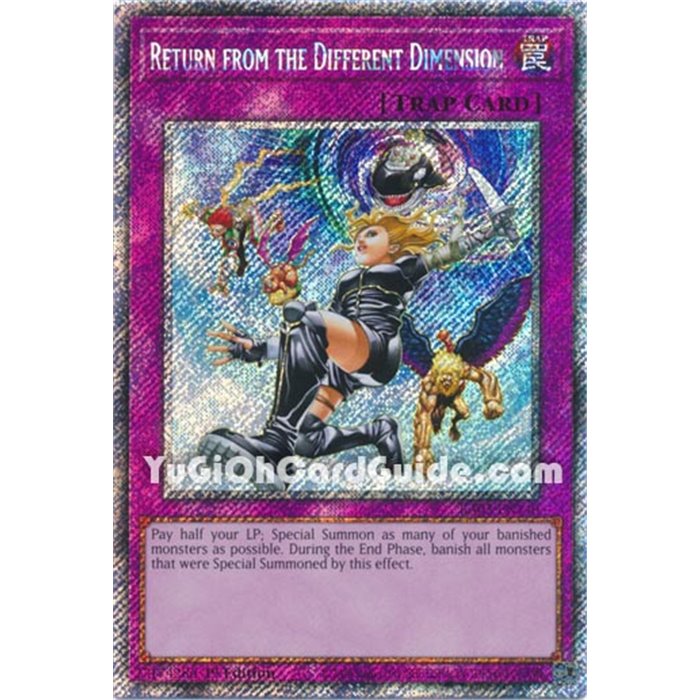 Return from the Different Dimension (Quarter Century Secret Rare)