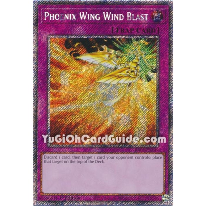 Phoenix Wing Wind Blast (Platinum Secret Rare)