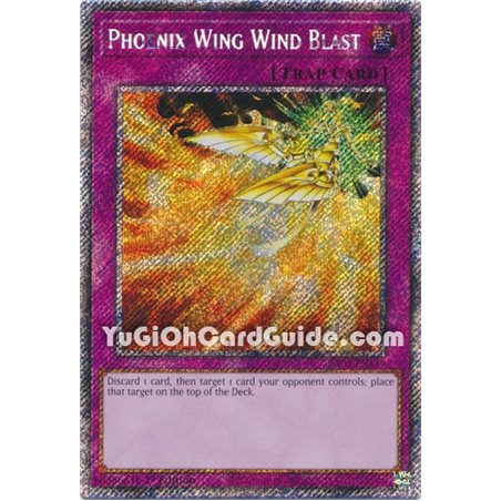 Phoenix Wing Wind Blast (Platinum Secret Rare)