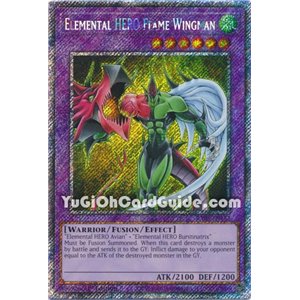 Elemental HERO Flame Wingman (Quarter Century Secret Rare)