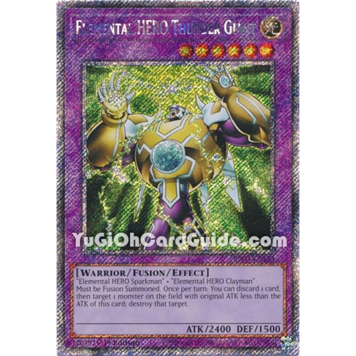 Elemental HERO Thunder Giant (Quarter Century Secret Rare)