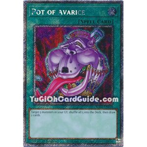 Pot of Avarice (Platinum Secret Rare)