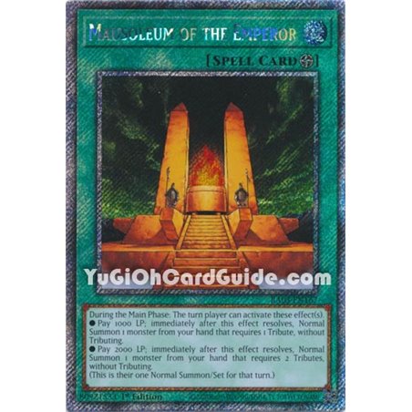 Mausoleum of the Emperor (Quarter Century Secret Rare)