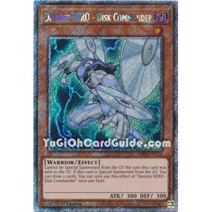 Destiny Hero - Disk Commander (Quarter Century Secret Rare)