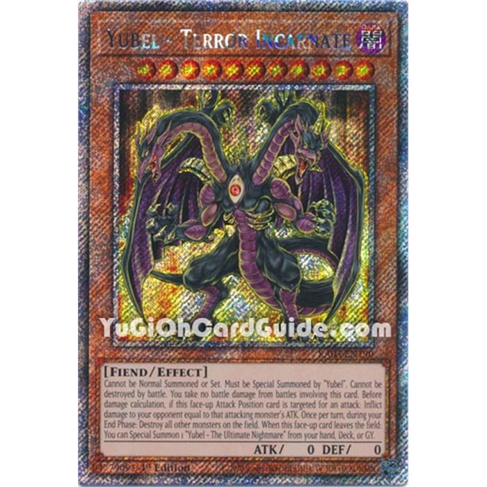 Yubel - Terror Incarnate (Platinum Secret Rare)