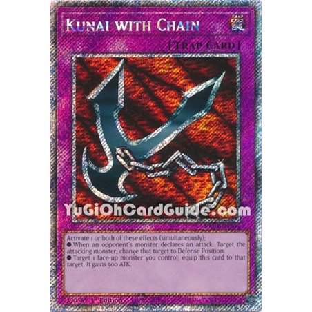 Kunai With Chain (Quarter Century Secret Rare)