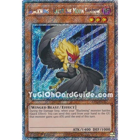 Blackwing - Kalut the Moon Shadow (Quarter Century Secret Rare)