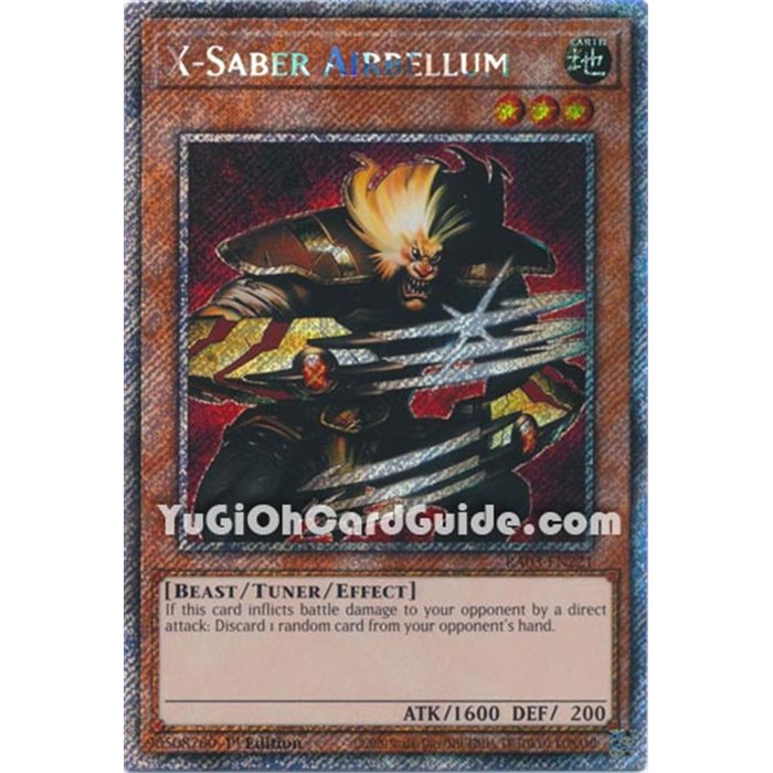 X-Saber Airbellum (Quarter Century Secret Rare)