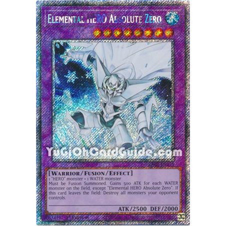 Elemental HERO Absolute Zero (Platinum Secret Rare)