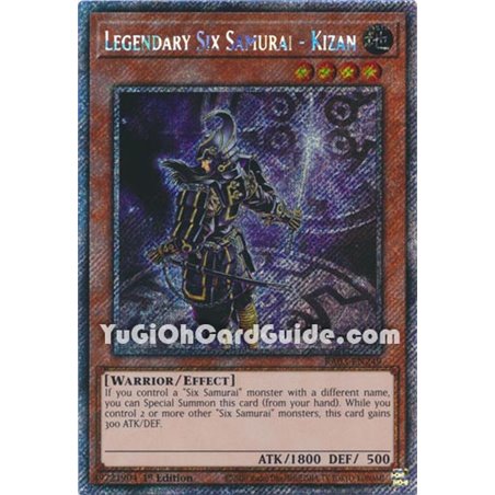 Legendary Six Samurai - Kizan (Quarter Century Secret Rare)