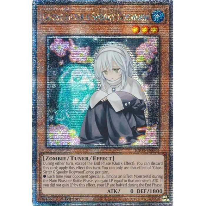 Ghost Sister & Spooky Dogwood (Quarter Century Secret Rare) – Quarter Century Bonanza | Carta YUGIOH en México