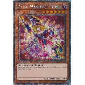 Dark Magician Girl (C) (Platinum Secret Rare) – Quarter Century Bonanza | Carta YUGIOH en México