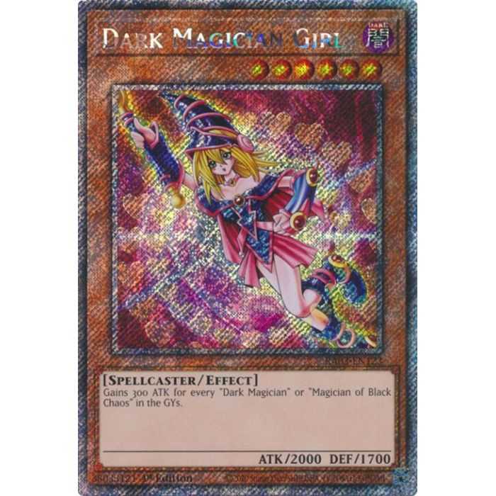 Dark Magician Girl (C) (Platinum Secret Rare) – Quarter Century Bonanza | Carta YUGIOH en México