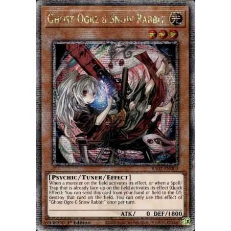 Ghost Ogre & Snow Rabbit (Alternate Art) (Quarter Century Rare) – YGO 25th Anniversary Rarity Collection II | Carta YUGIOH en Mé