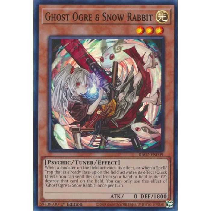 Ghost Ogre & Snow Rabbit (Alternate Art) (Secret Rare) – YGO 25th Anniversary Rarity Collection II | Carta YUGIOH en México