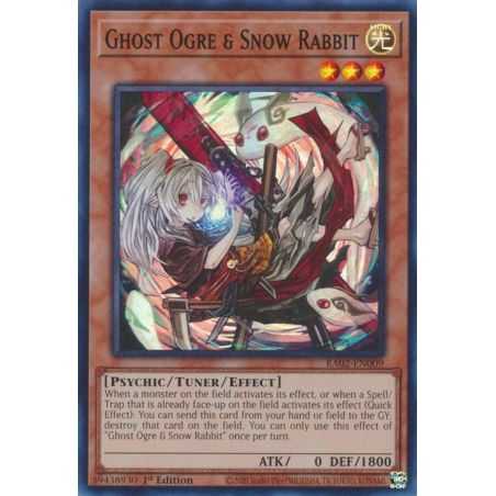 Ghost Ogre & Snow Rabbit (Alternate Art) (Secret Rare) – YGO 25th Anniversary Rarity Collection II | Carta YUGIOH en México