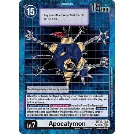 Apocalymon (Special Edition Alternate Art) – BT15 Exceed Apocalypse | Carta DIGIMON en México