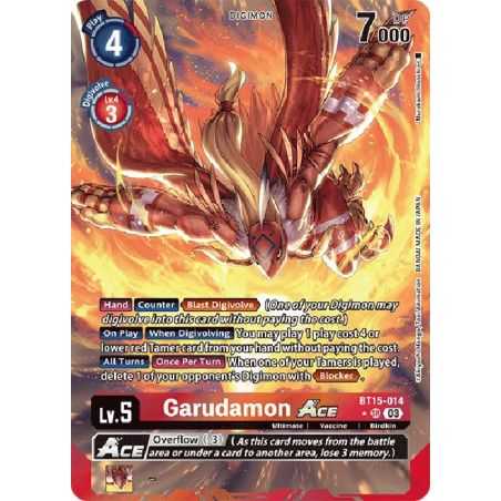 Garudamon ACE (Alternate Art) – BT15 Exceed Apocalypse | Carta DIGIMON en México