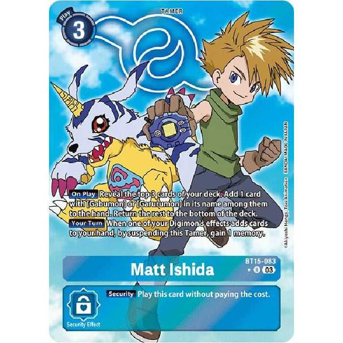 Matt Ishida (Alternate Art) – BT15 Exceed Apocalypse | Carta DIGIMON en México