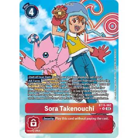 Sora Takenouchi (Alternate Art) – BT15 Exceed Apocalypse | Carta DIGIMON en México