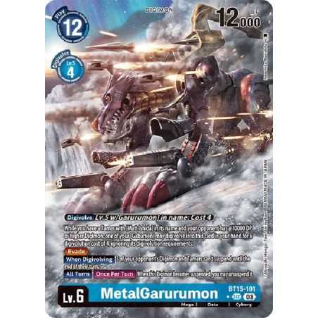 MetalGarurumon (Alternate Art) – BT15 Exceed Apocalypse | Carta DIGIMON en México