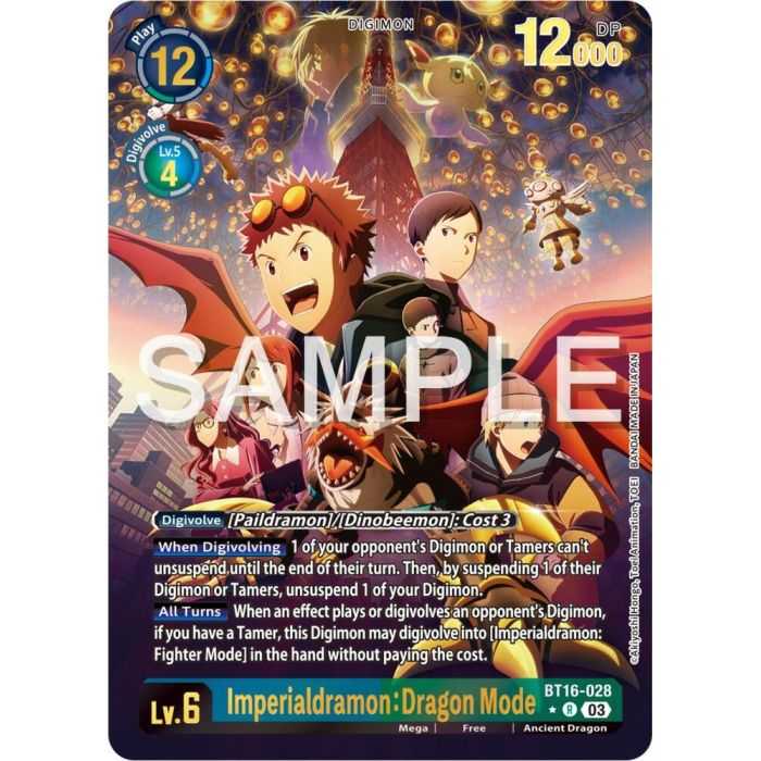 Imperialdramon: Figher Mode Ace (Textured) – BT16 Beginning Observer | Carta DIGIMON en México