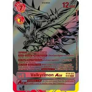 Valkyrimon Ace (Textured) – BT16 Beginning Observer | Carta DIGIMON en México