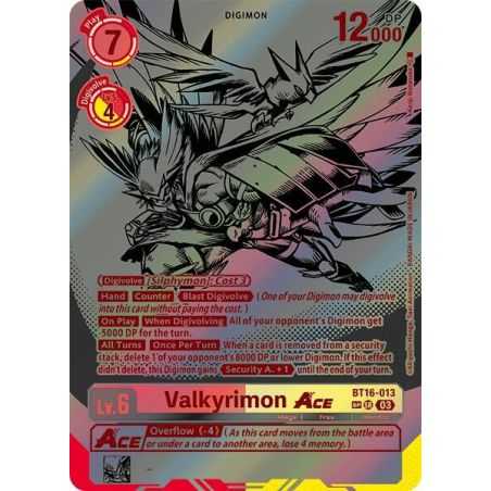Valkyrimon Ace (Textured) – BT16 Beginning Observer | Carta DIGIMON en México
